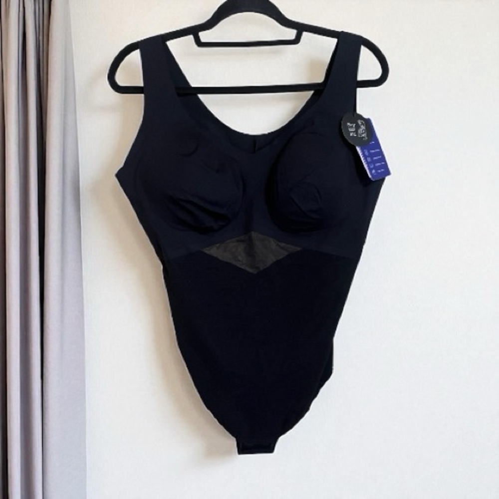 Honeylove NWT Lift Wear Black Tank Compression Shapewear Bodysuit 3X